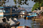 Entassement de bateaux à Negombo