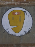 Pour la bonne bouche: cet improbable graffiti sur les bords du Gange à Bénarès, en français dans le texte!