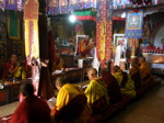 Prières à Rizong (voir l'article "Ladakh, l'Himalaya version bouddhiste")