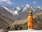 L'Himalaya vu du monastère de Rizong