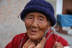 Vieille femme de Thimphu, Bhoutan